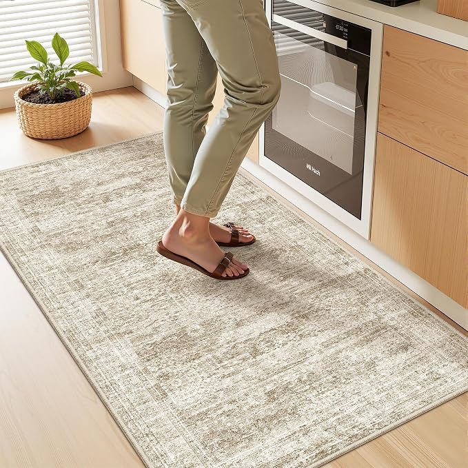 2x4 Rug Runners for Hallways Non Slip, Nursery Room, Soft Runner Rug, Stain - Image 3