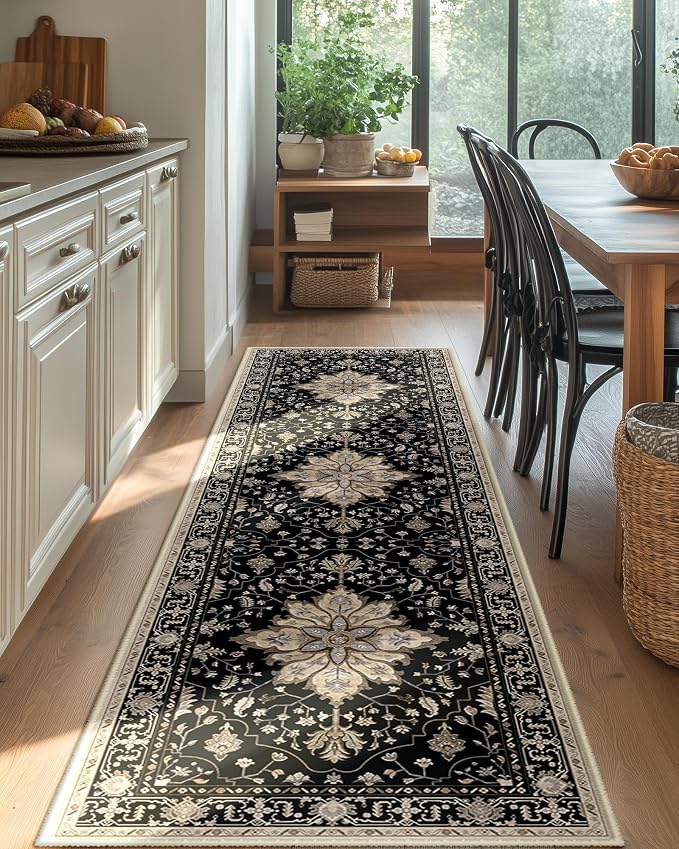 RELEANY Washable Area Rug, Runner 2'x8', Water Repellent, Pet Friendly - Image 3