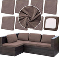 8Pcs Outdoor Cushion Covers, Elastic Patio Cushion Covers | Washable, by dreahoteztil