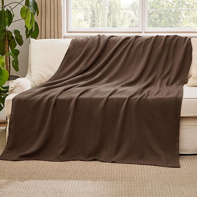 Bedsure GentleSoft 100% Cotton Blanket Twin XL Size - Image 5