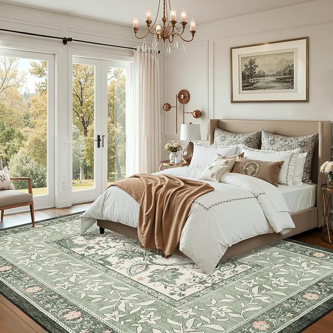 GarveeHome Provence 8x10 Area Rugs - Image 3