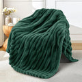 Exclusivo Mezcla Striped Fleece Throw Blanket by ExclusivoMezcla