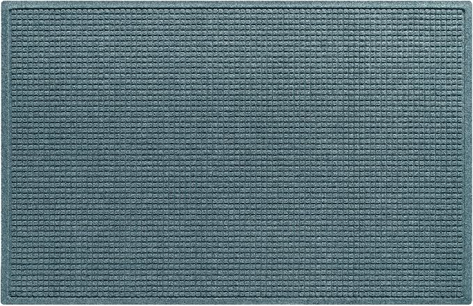 WaterHog Squares Front Door Mat Indoor Outdoor Entrance, All-Weather Mats | by WaterHog