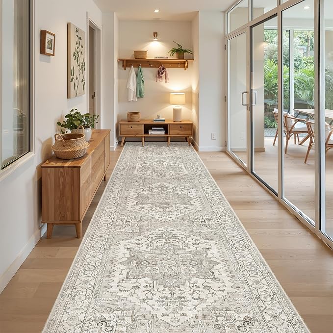 Madane Hallway Runner Rug 3x14 Washable Kitchen Runners Long, Soft Thin - Image 3