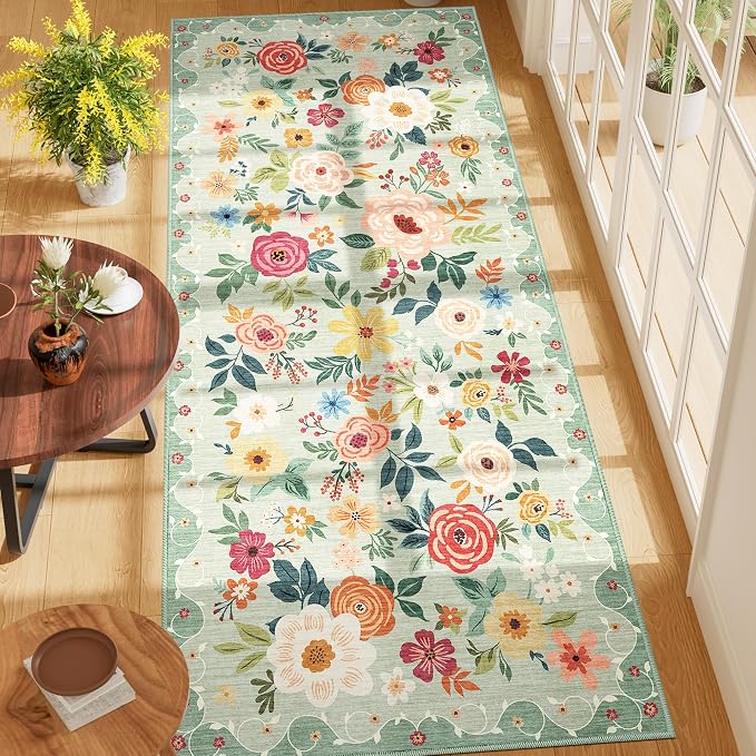 DUKINO 3x7 Kitchen Runner Rug, Washable Rug - Image 3