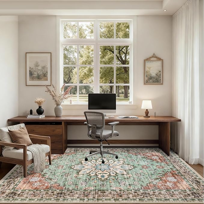 6x9 Area Rugs Living Room: Washable Rug - Image 6