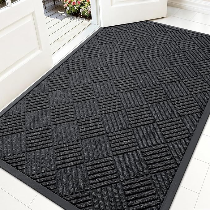 OLANLY Front Door Mat Outside Entrance 59x34, Waterproof Heavy-Duty Doormat | by OLANLY