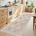 Runner Rug 2x8 Runners for Hallways Vintage Washable Rugs, Low Pile Soft by Restydon