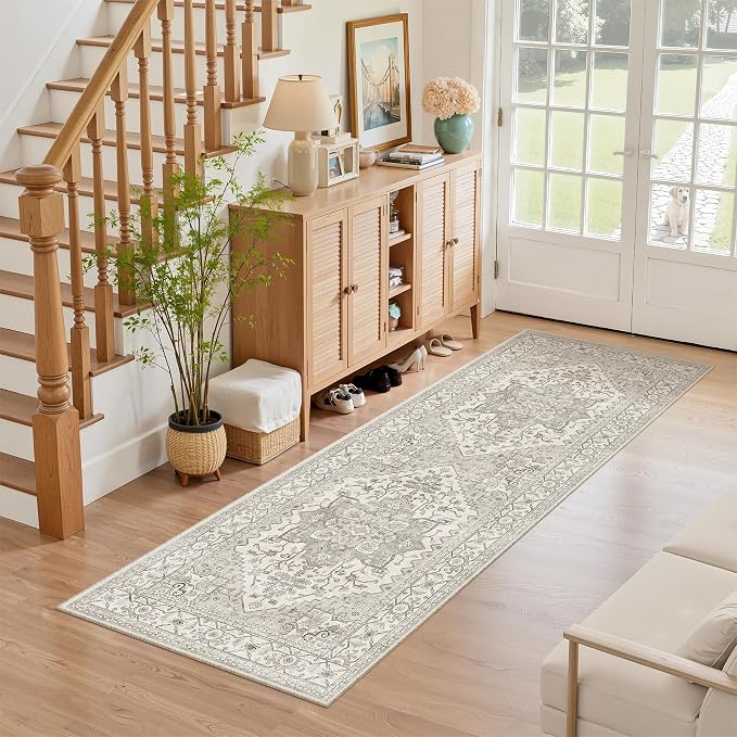 Madane Hallway Runner Rug 2x5 Washable Entry Rugs Non-Slip, Soft Low-Pile - Image 3