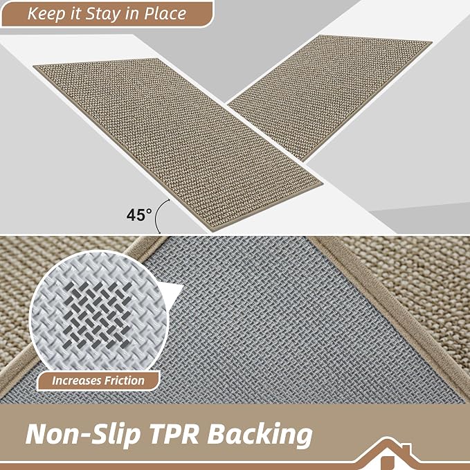 BEQHAUSE Kitchen Runner Rugs 24"x84", Kitchen Mats - Image 4