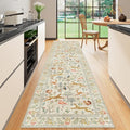 DUKINO 2.6x10 Washable Runner Rug, Non Slip Animal Rug by DUKINO