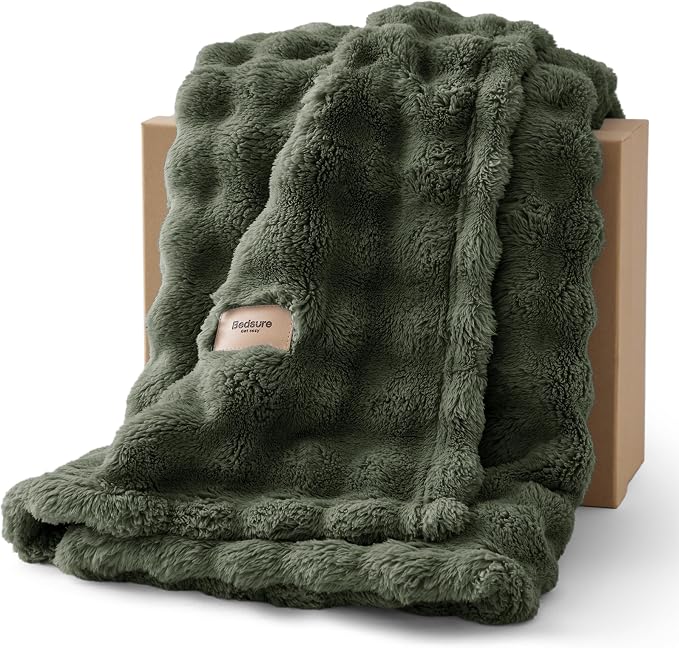 Bedsure 3D Fleece Bubble Blanket by Unknown
