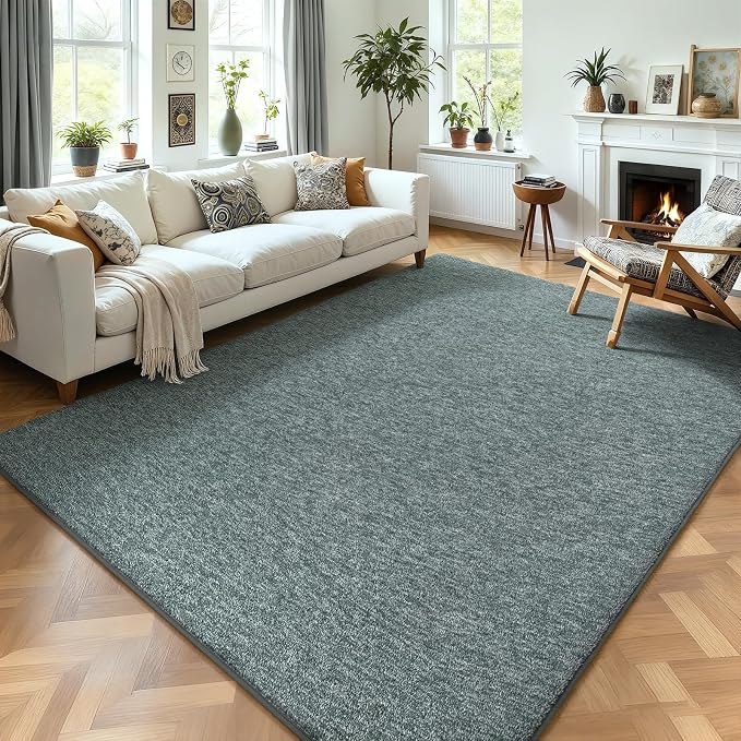 4x6 Area Rugs for Living Room Non Slip Bedroom Rug, Minimalist Washable Indoor by AROGANAREARUG