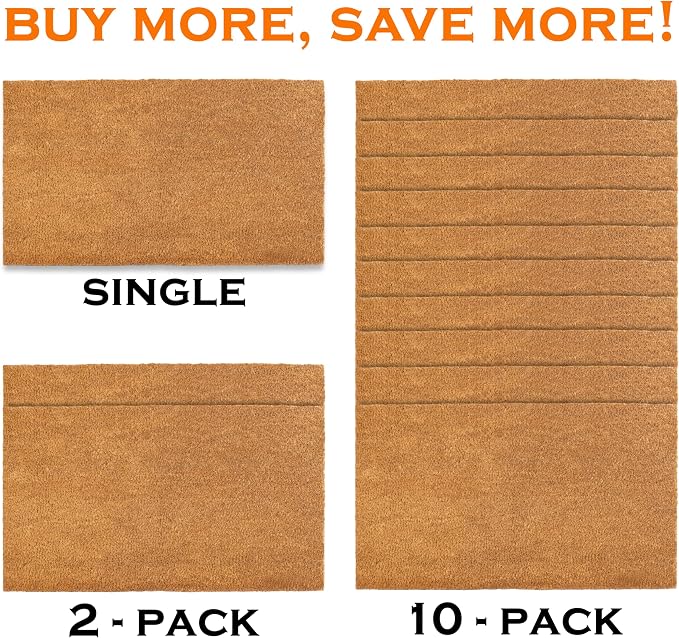 Blank Doormat Coir 30x17 Inch for Screen Printing, Welcome Mat Outdoor 2pk | - Image 4