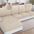 H.VERSAILTEX Sectional Couch Covers 8 Pieces Stretch Sofa Covers by HVERSAILTEX
