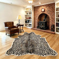 Oversized Cheetah Print Rug, Leopard Area Rug 6.2x8.2 Feet Faux Animal Print by yingda1992
