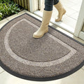 OLANLY Half Circle Front Door Mat Outside 35x23 All-Season Rubber Doormat | by OLANLY