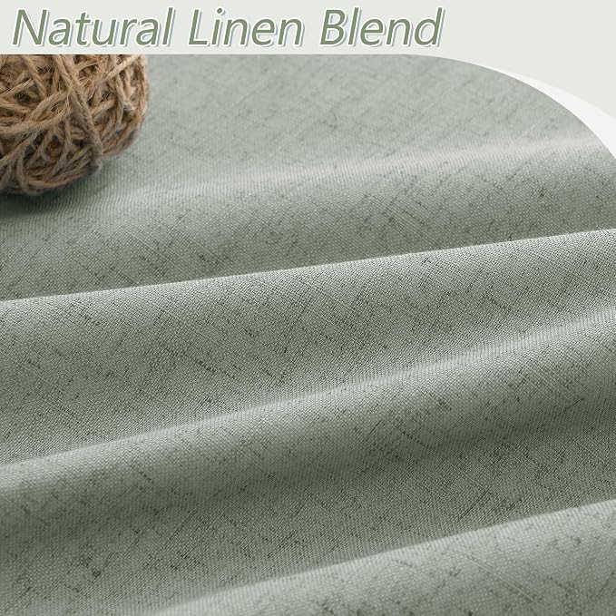 100% Blackout Curtains 90 Inch Length 2 Panels Set - Image 3