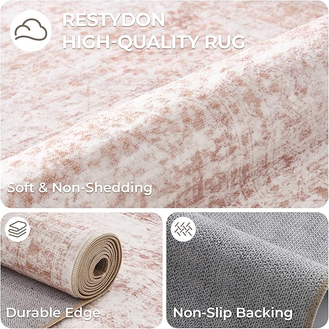 2x8 Runner Rug Non Slip, Washable Hallway Runner Rug, Nursery Room, Soft Runner - Image 7
