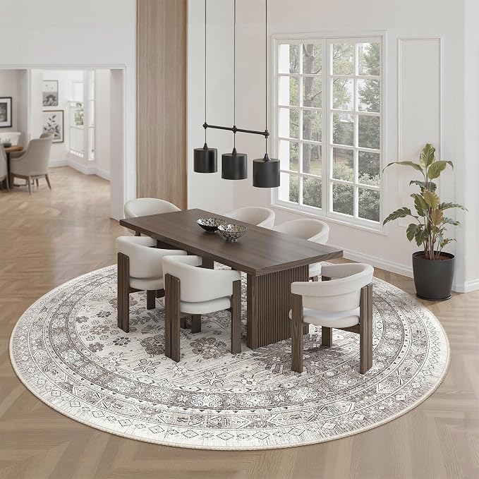 9ft Round Rug, Large Circle Rug - Image 9