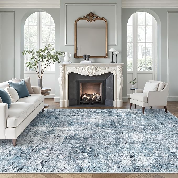 Soalmost Abstract 7x10 Area Rug by Soalmost