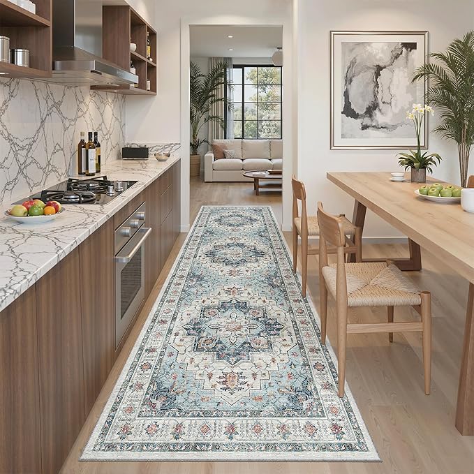 Madane Kitchen Runner 2'6''x8' Soft Rug Runners by Madane