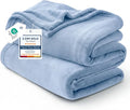 Bedsure GentleSoft Fleece Blankets Twin Size Light Blue by Unknown