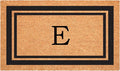 Calloway Mills 152961830E Black Border 18" x 30" Monogram Doormat by Callowaymills