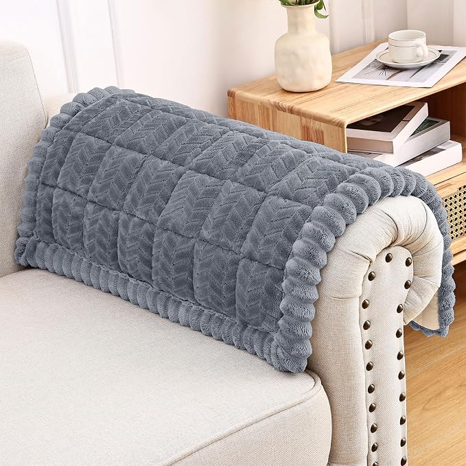Smiry Couch Cover for Dogs, Non Slip Fuzzy Pet Sofa Arm Covers Washable | Sofa by Smiry