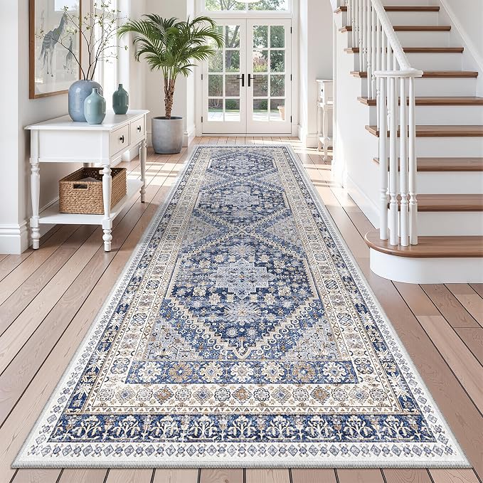 3x10 Runner Rug Non Slip, Washable Hallway Runner Rug, Laundry Room, Soft - Image 4