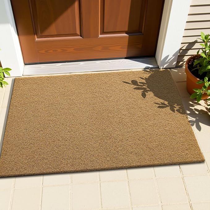 OLANLY Front Door Mat, Low Profile Doormat, Stain and Fade Resistant, - Image 3