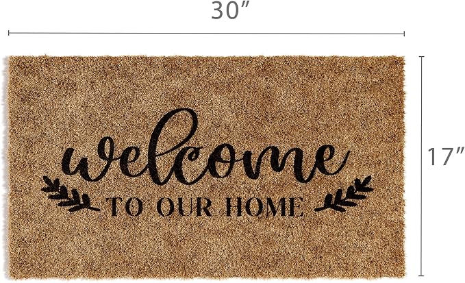 Barnyard Designs Front Door Welcome Mat | Printed Polyester Outdoor Rug - Image 3