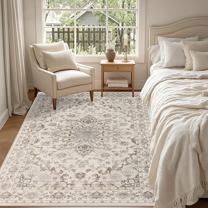 5x7 Area Rugs Living Room: Washable Rug - Image 4
