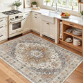 Madane Area Rug 4x6 Washable Rugs Vintage by Madane