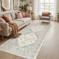 3x8 Runner Rug Non Slip Washable Rugs by Restydon