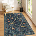 DUKINO 3x5 Rug, Washable Animal Area Rug by DUKINO