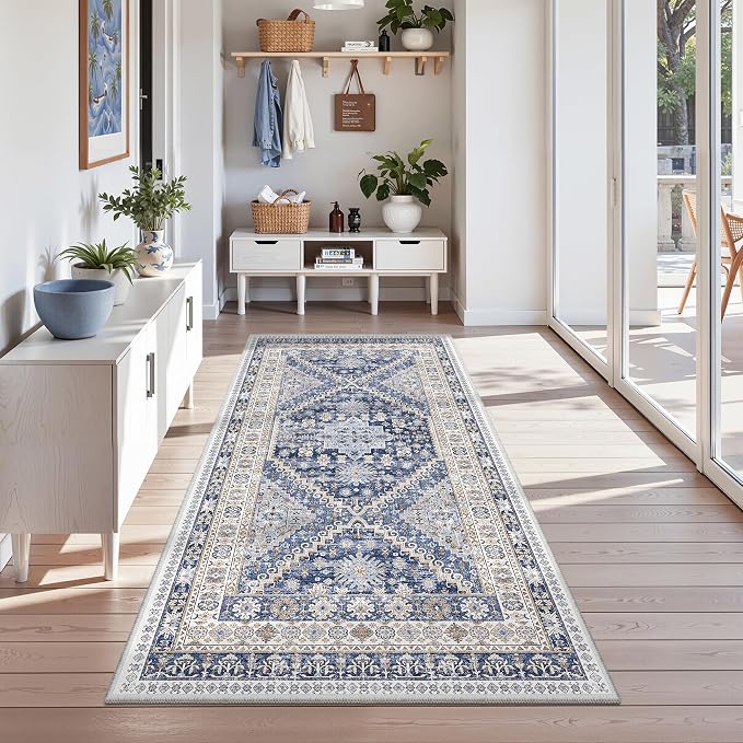 3x6 Runner Rug Non Slip, Washable Hallway Runner Rug, Nursery Room, Soft Runner - Image 3