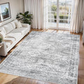 Aelenmu 6x9 Area Rugs for Living Room Washable Bedroom Dining Room Grey | by Aelenmu