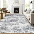 LOONGRUG 7x9 Area Rug Washable Large Neutral Modern Living Room Rugs | Abstract by LOONGRUG