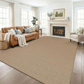 KOZYFLY Farmhouse 7.5x10 Rugs for Living Room, Non Slip Woven Area Rugs by KOZYFLY