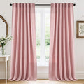RYB HOME Sheer Curtains 108 inches, Extra Long Floor to Ceiling Curtains | by RYBHOME