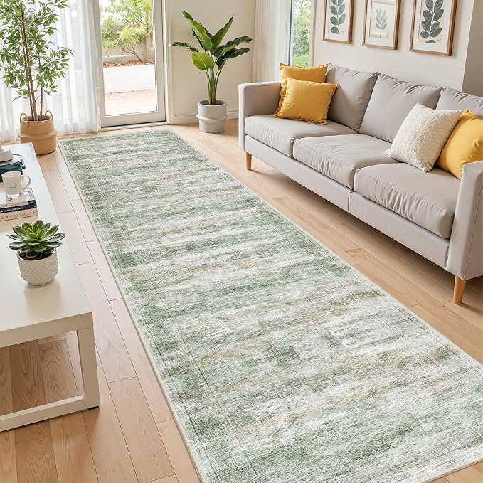 2x12 Runner Rug Non Slip, Washable Hallway Runner Rug, Laundry Room, Soft - Image 4