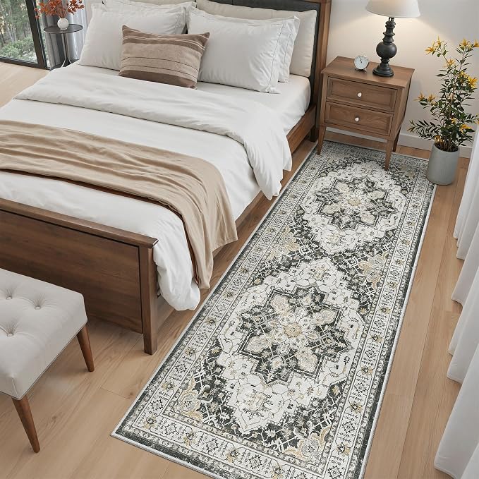 Madane Hallway Runner 3x8, Kitchen Rugs Washable Entry Rug, Soft Low-Pile - Image 4