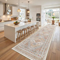 2.5x10 Kitchen Runner Rug Non Slip Vintage Washable Rugs, Carpet Runner by Restydon