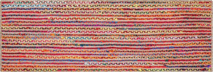 Hausattire Boho Braided Runner Rug by Hausattire