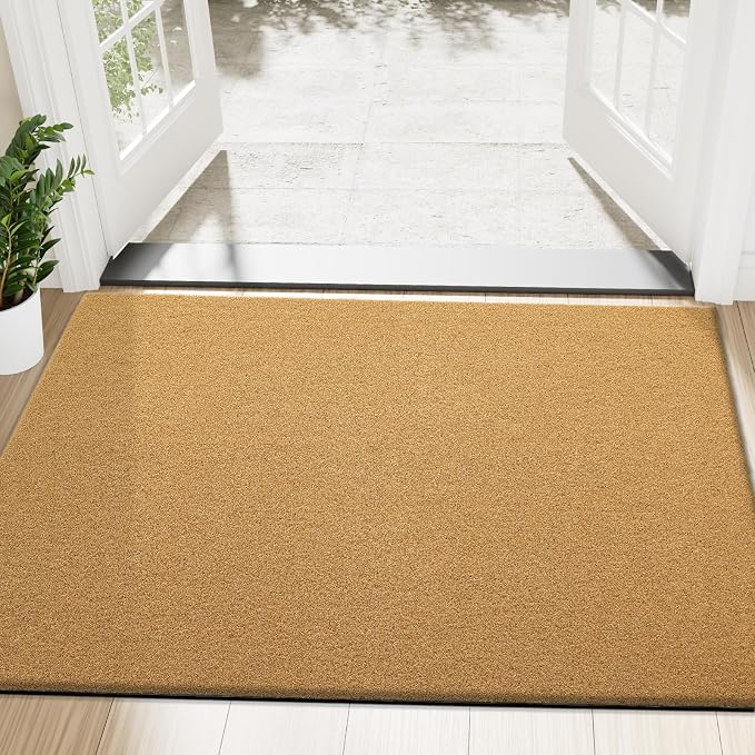OLANLY Front Door Mat, Low Profile Doormat, Stain and Fade Resistant, - Image 2