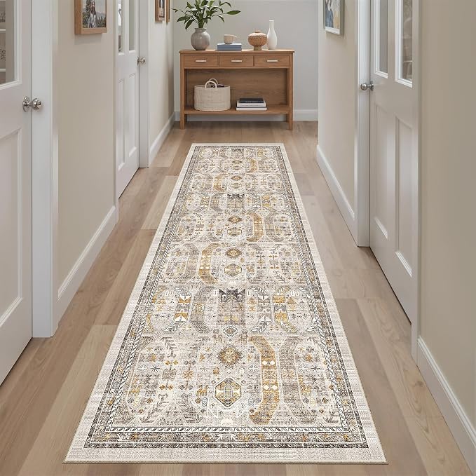 Madane Hallway Runner Rug 2x8 Washable Kitchen Rugs Non-Slip, Soft Ultra-Thin - Image 2