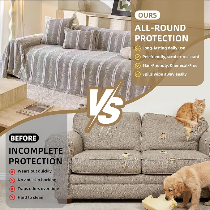 Couch Cover for Dogs Washable Sofa Cover, Sectional Couch Covers, Sofa Covers - Image 9