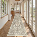 Hallway Runner Rug 2x12 Extra Long Washable Runner, Non Slip Runner by Restydon