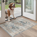 Madane Washable Area Rug 2x3 Small Entryway Rugs Non-Slip, Low Pile Floor Carpet by Madane